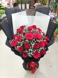 Red rose bunch